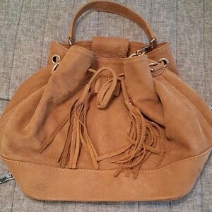 I Medici Firenze Tan Leather Hobo Bag